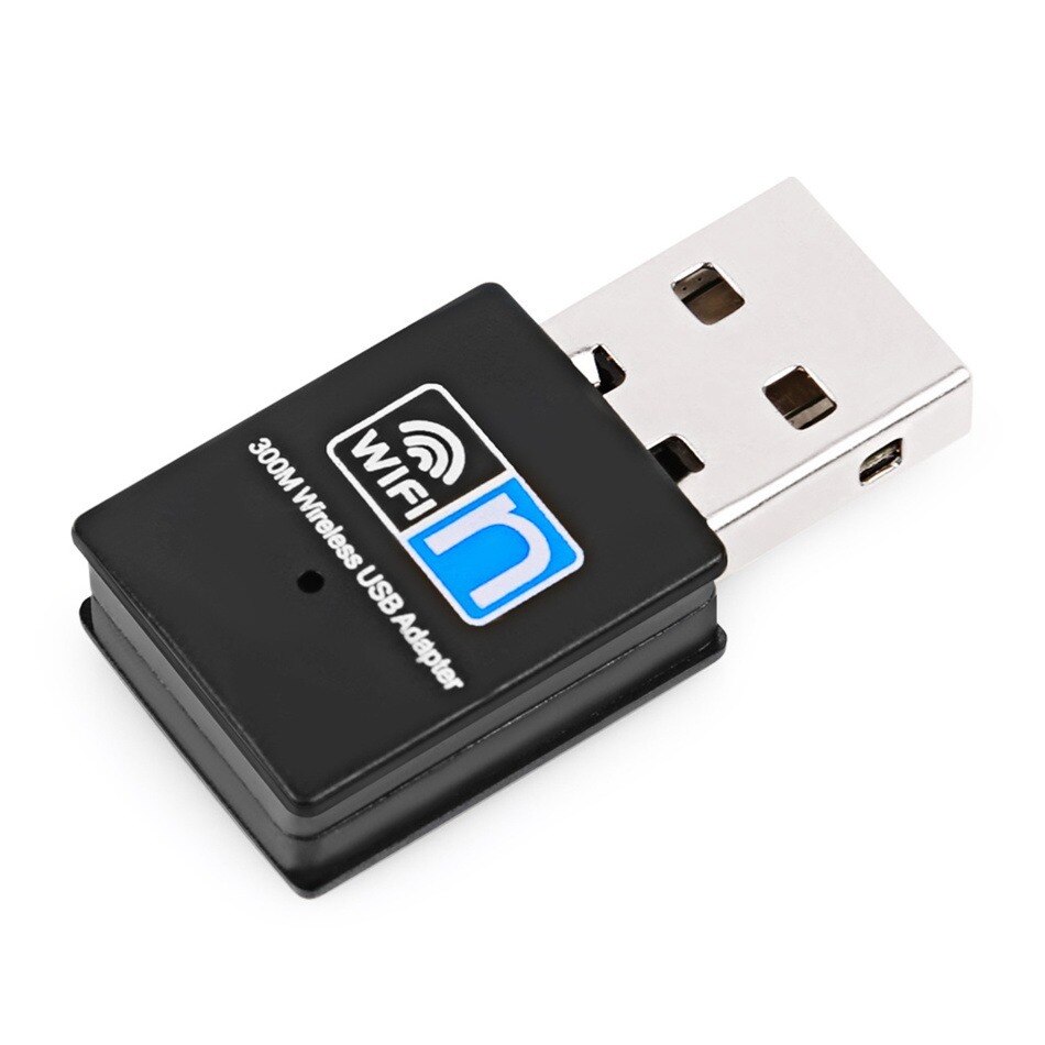 Adaptador WiFi USB 300M 2,4 GHz antena WiFi de doble banda 802.11b/n/g, Mini ordenador inalámbrico, ordenadores portátiles, tarjeta de red, receptores al por mayor