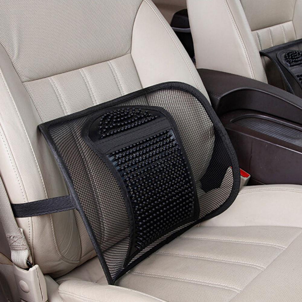 80% Chair Back Support Massage Cushion Mesh Relief Lumbar Brace Car Office Cushion Seat Chair Lumbar Back Support Chair