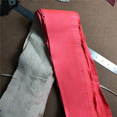 DIY 17 farben Natürliche Schlangen Leder Stoff mit handwerk Leder werkzeuge Seltene Haut 80x10cm-140X15cm: 105x10