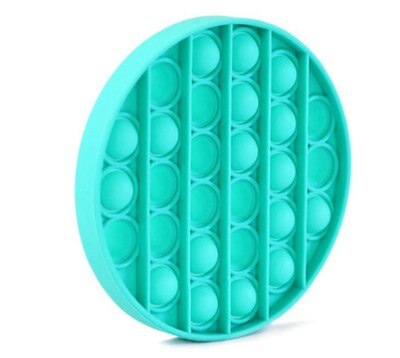 Push pop Bubble Fidget Sensory Toy Autism Special Needs Stress Reliever Stress and Focus Educational Toys Soft Squeeze Toy: B