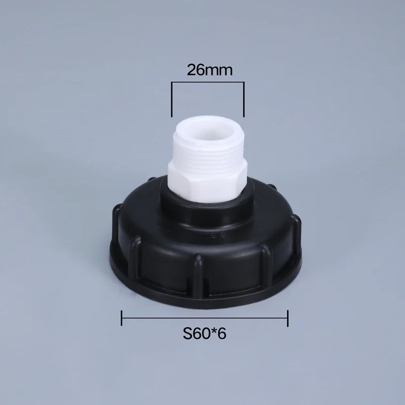 1000L IBC Tote Tank Drain Adapter 304 Stainless Steel Spout Fittings Replacement Home Garden Irrigation Switch Tool: green