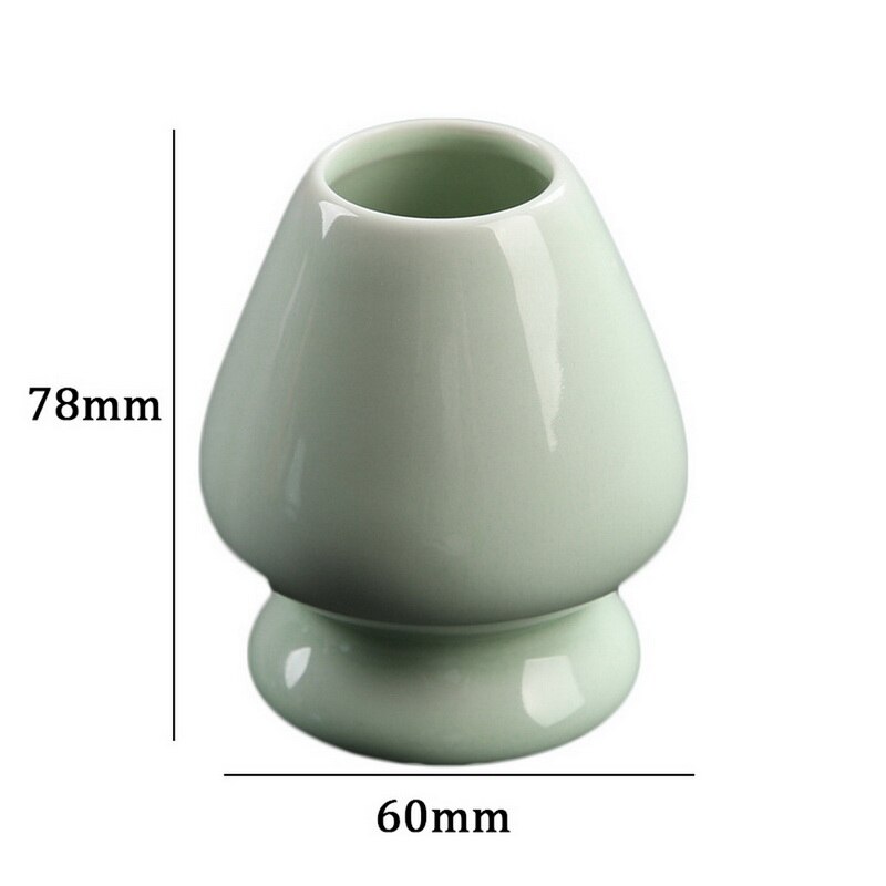 Ceremonia herbaty Matcha trzepaczka bambusowa Chasen zielona herbata trzepaczka Chasen uchwyt pędzle ceramika/metalowy uchwyt Chasen dzbanek na herbatę: zielony