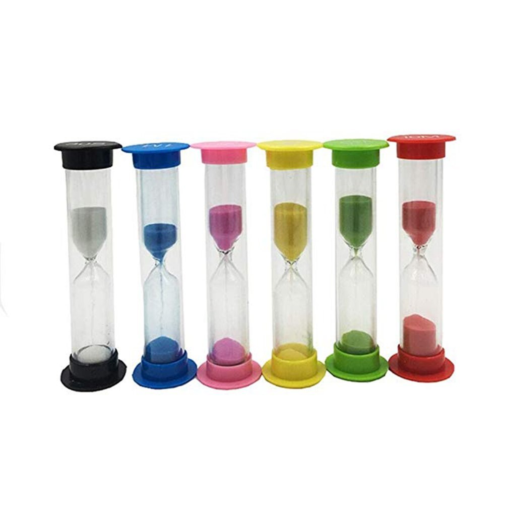 Mini Zandloper 30 Seconden 1 2 3 5 10 Minuten Timer Kinderen Speelgoed 4Pcs/6Pcs Desktop decoratie Zandloper