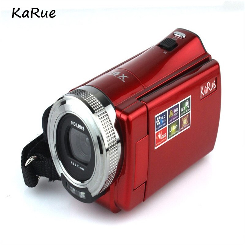 Câmera de vídeo digital portátil foto 16mp 16x 2.7 "cmos sd cartão gravação de voz anti-shake câmera de vídeo dv filmadora