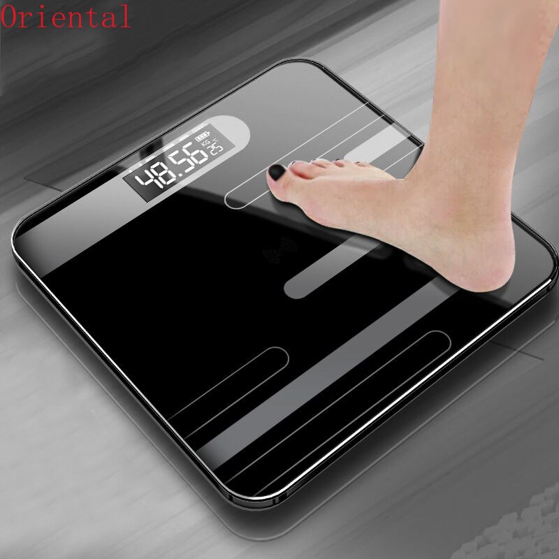 Bathroom Body Floor Scales Bath Scale Body Weighing Digital Body Weight Scale LCD Display Glass Smart Electronic Scales