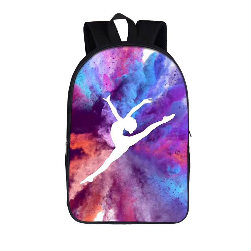 Gimnastyka Art plecak mężczyźni kobiety Laptop plecak podróżny gimnastyczka chłopcy dziewczęta dzieci torby szkolne plecak