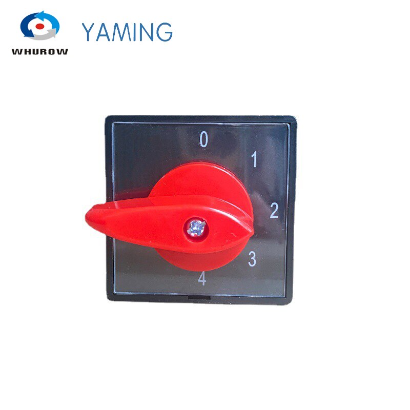 4 Position Rotary Cam Switch 380V 20A 2 Phases Electric Motor Changeover Selector Control Manufacturing HZ5B-20/2