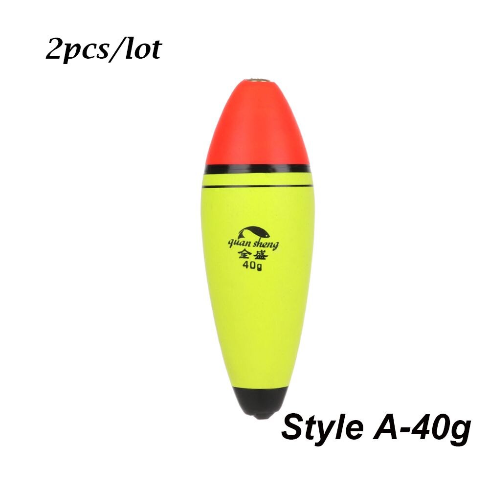 2pcs/lot Fishing Float 5pcs/lot EVA elastic material 40g buoyancy Sea Fish Float Fishing Tackle: -Style A- 40g