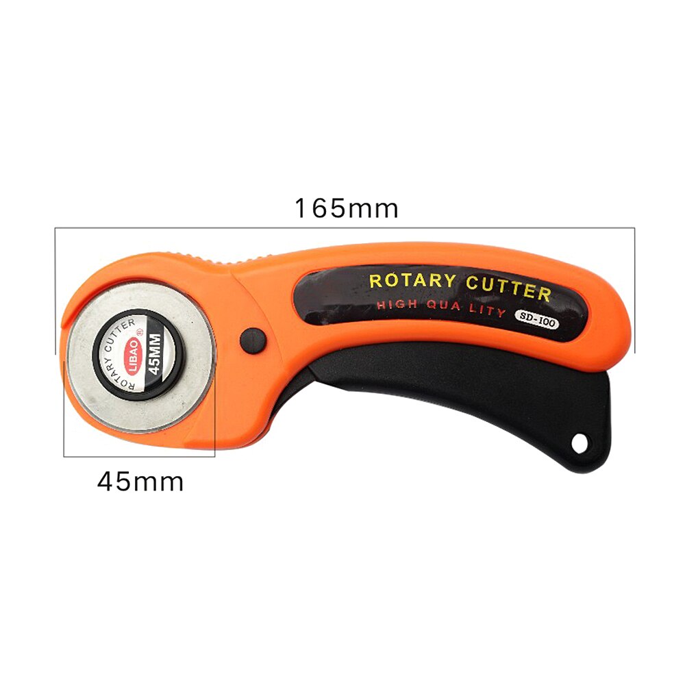 45mm Rotary Cutter Set Blades Fabric Circular Quilting Cutting Patchwork Leathercraft Sewing Tool Quilter Leather Cutter