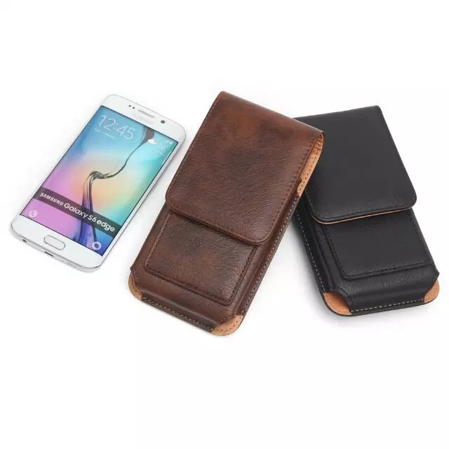 KAILYON para Samsung Galaxy S7 S6 funda Clip de cinturón de cuero cubierta de la caja para Samsung Galaxy S7 S6 borde A5 /A52016