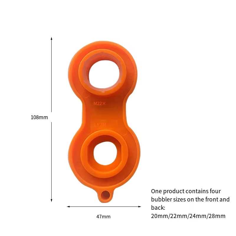 Llave para burbujeador de grifo, salida de agua, dispositivo de boquilla de filtro de desmontaje, llave de mantenimiento multifuncional disponible en todos los lados