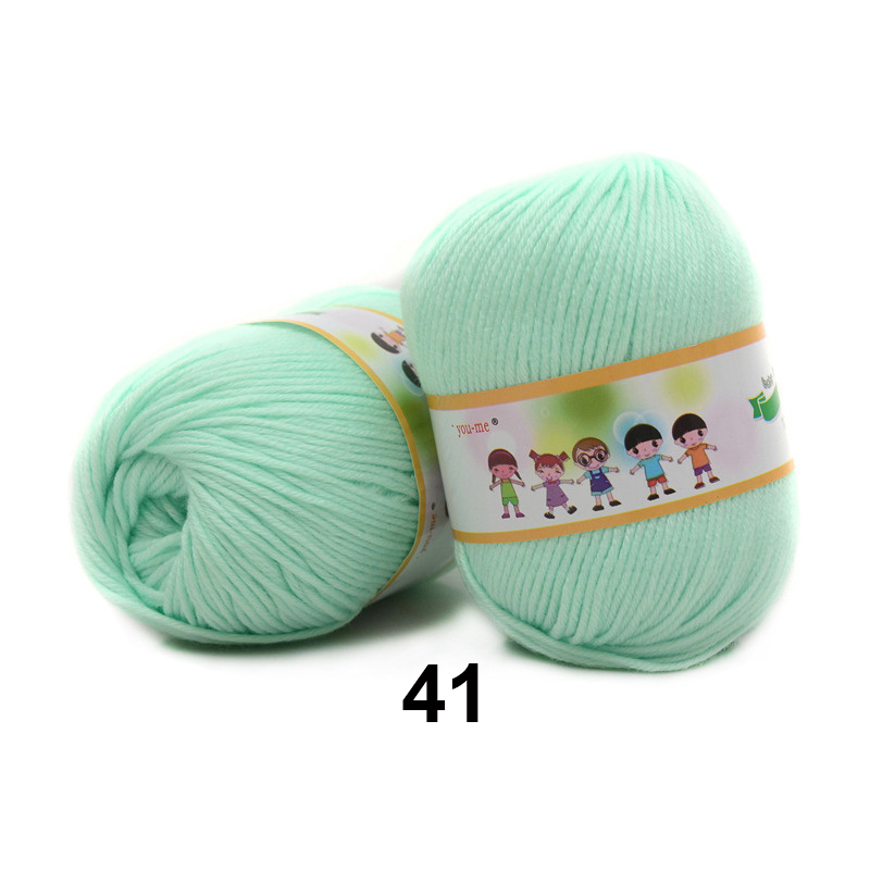 2pcsX50g Gebreid Garen voor Gehaakte Pop Baby Garen T-shirt Katoen Gemengd Garen Ilos Para Tejer Gebreide Estambre Para Tejer