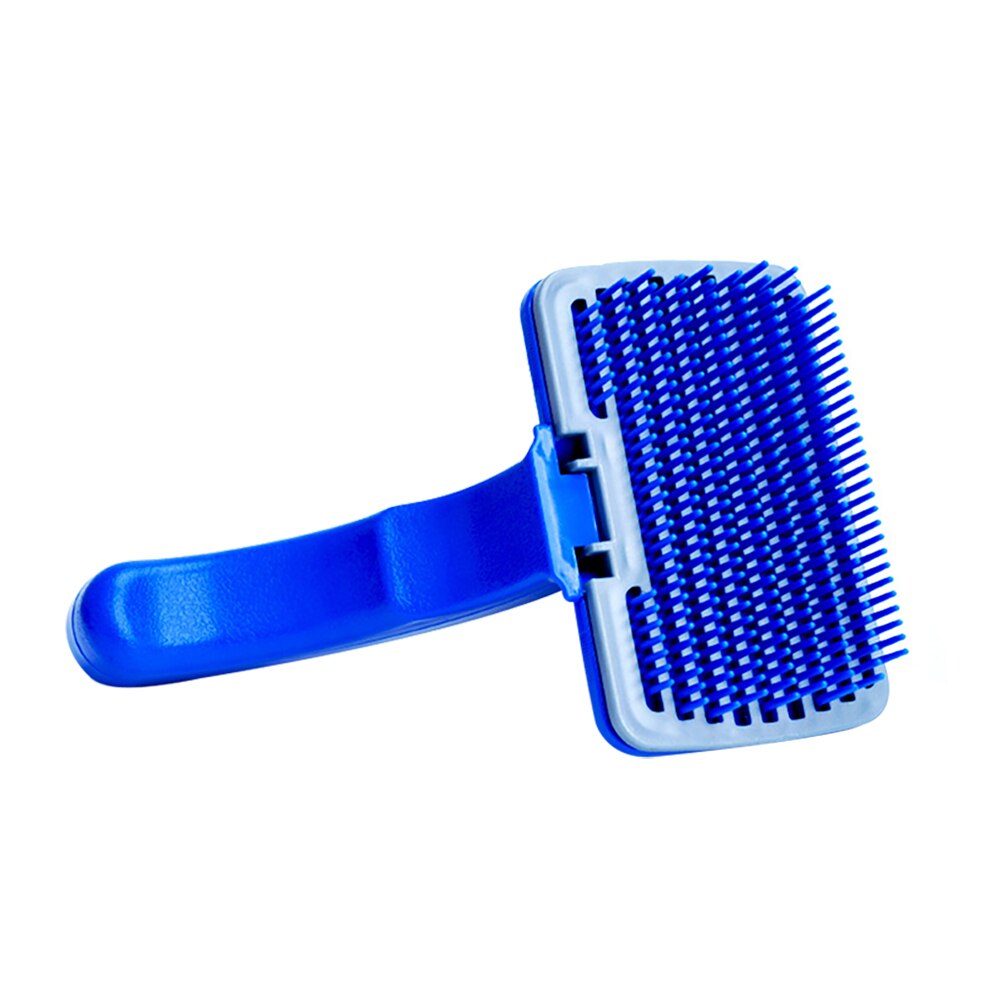 Hondenborstel kattenvachtreiniging zelfreinigende slicker haarverharende kam verzorgingstool: Default Title