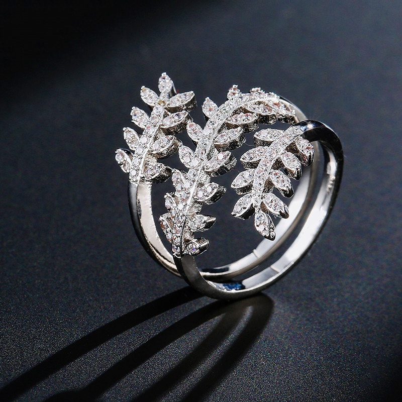 arival branchs à la 925 en argent sterling bague de dubaï pour les amoureux de fille amour fête bijoux R5434