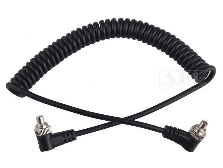 Flash de cámara Speedlite PC Cable de sincronización para Yongnuo YN-565EX II RF-603 Trigger accesorios de estudio fotográfico (PC-PC)