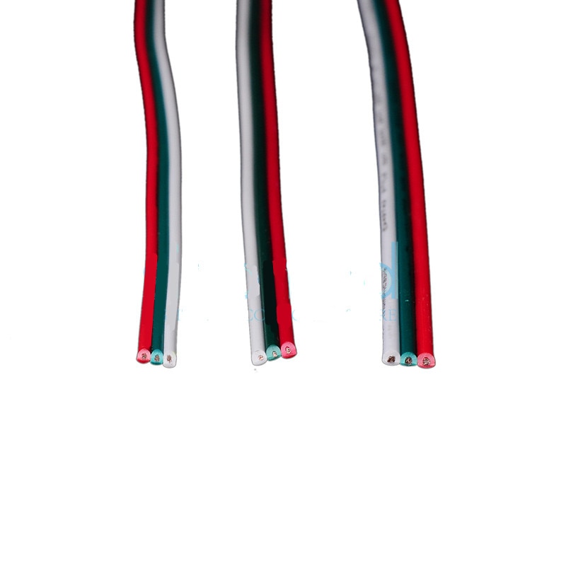 5m/10M 2pin wire 3pin wire 4Pin 5pin Extension wire,22 awg wire, RGB+White Wire Connector Cable For 3528 5050 LED Strip