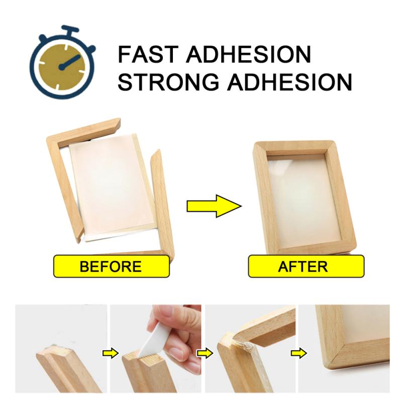 Colle AB en acier inoxydable, alliage d&#39;aluminium, verre, plastique, bois, céramique, marbre, forte adhérence, adhésif structurel acrylique,