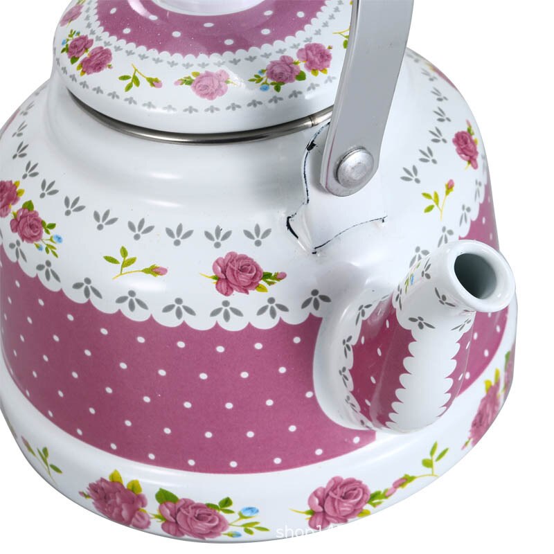 Pitcher Enamel Kettle Enamel Pot Water Pot Style Enamel Pot Ancient Bell Pot Home