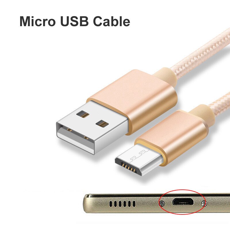 Car Charger Adapter For Meizu M8 15 Lite C9 V8 Pro M6 M5 M3 M2 Note 8 M6T M8c M6s A5 M5c E2 M5s U20 U10 Nylon Micro USB Cable