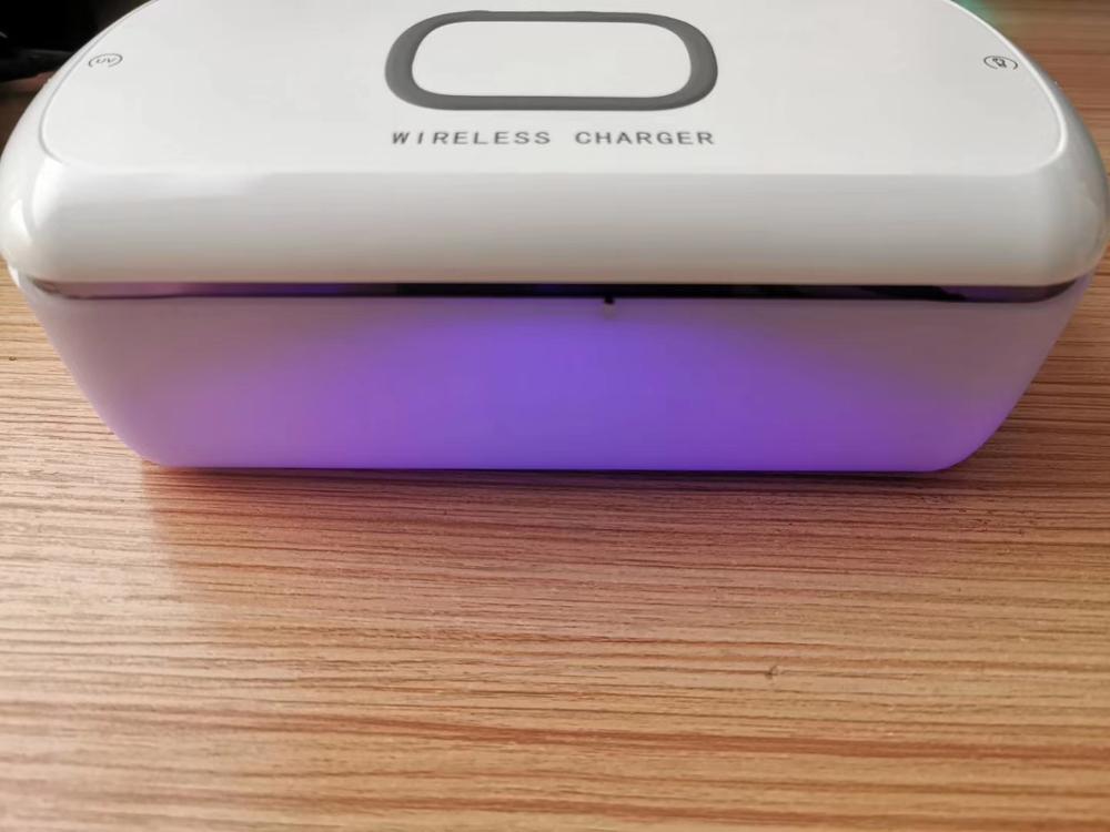 15w sans fil charge boîte de stérilisation Smartphone stérilisateur UV boîte à lumière désinfection pour iPhone 8 8plus X XS Max 11 Pro Max