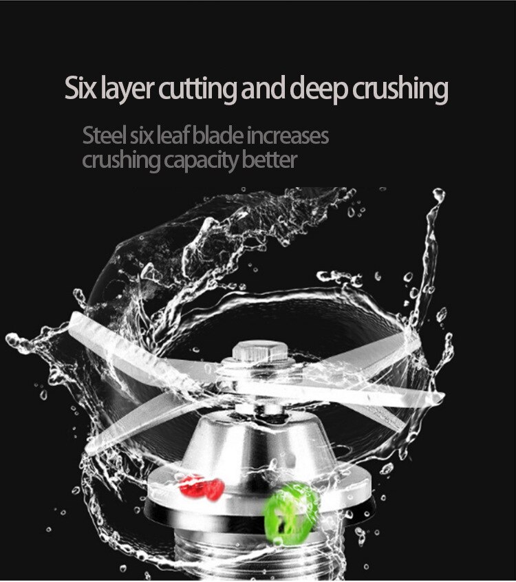 2L Automatic Touchpad Blender Mixer Juicer High Power Food Processor Ice Smoothies Fruit220V