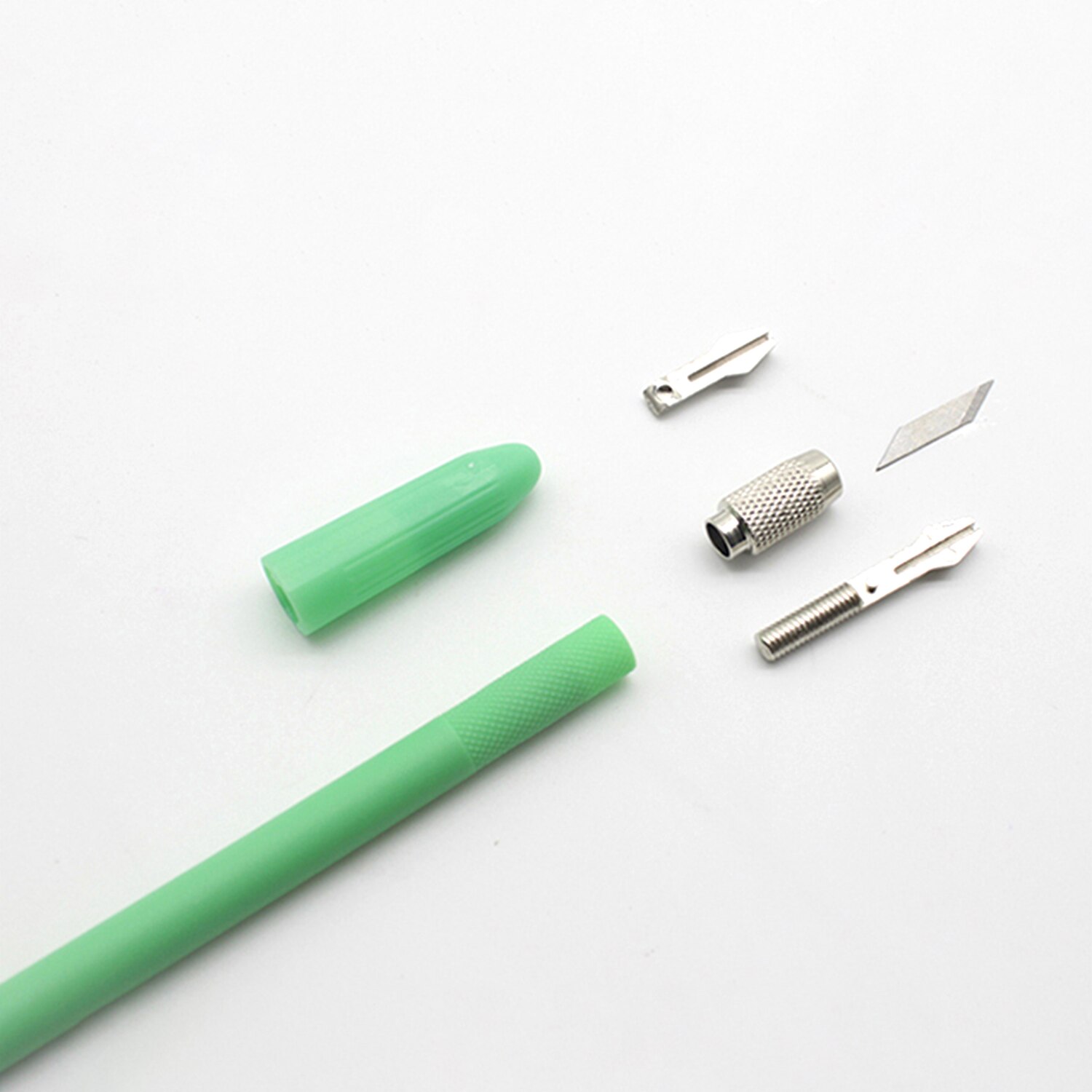 Juego de tapete de corte A5, placa de corte autocurativa artesanal, placa de grabado con regla de corte, 12 cuchillas de repuesto para manualidades DIY