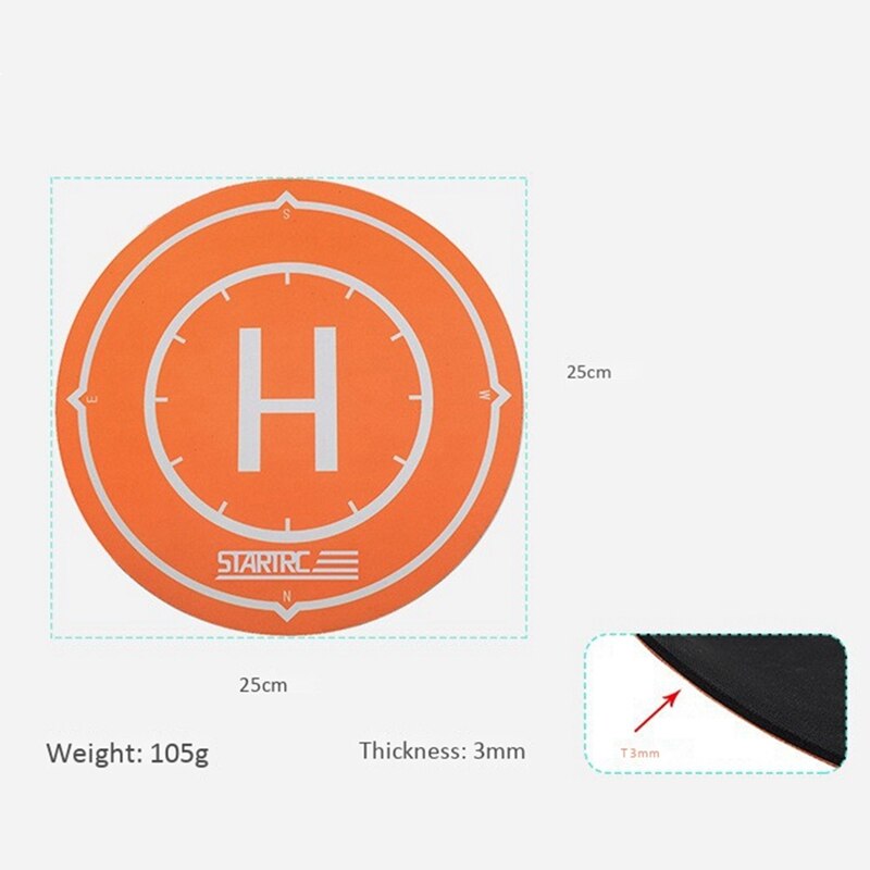 STARTRC Universal Drone Parking Apron Pad for Tello MINI2 Spark Waterproof Landing Pad for Drone 25CM