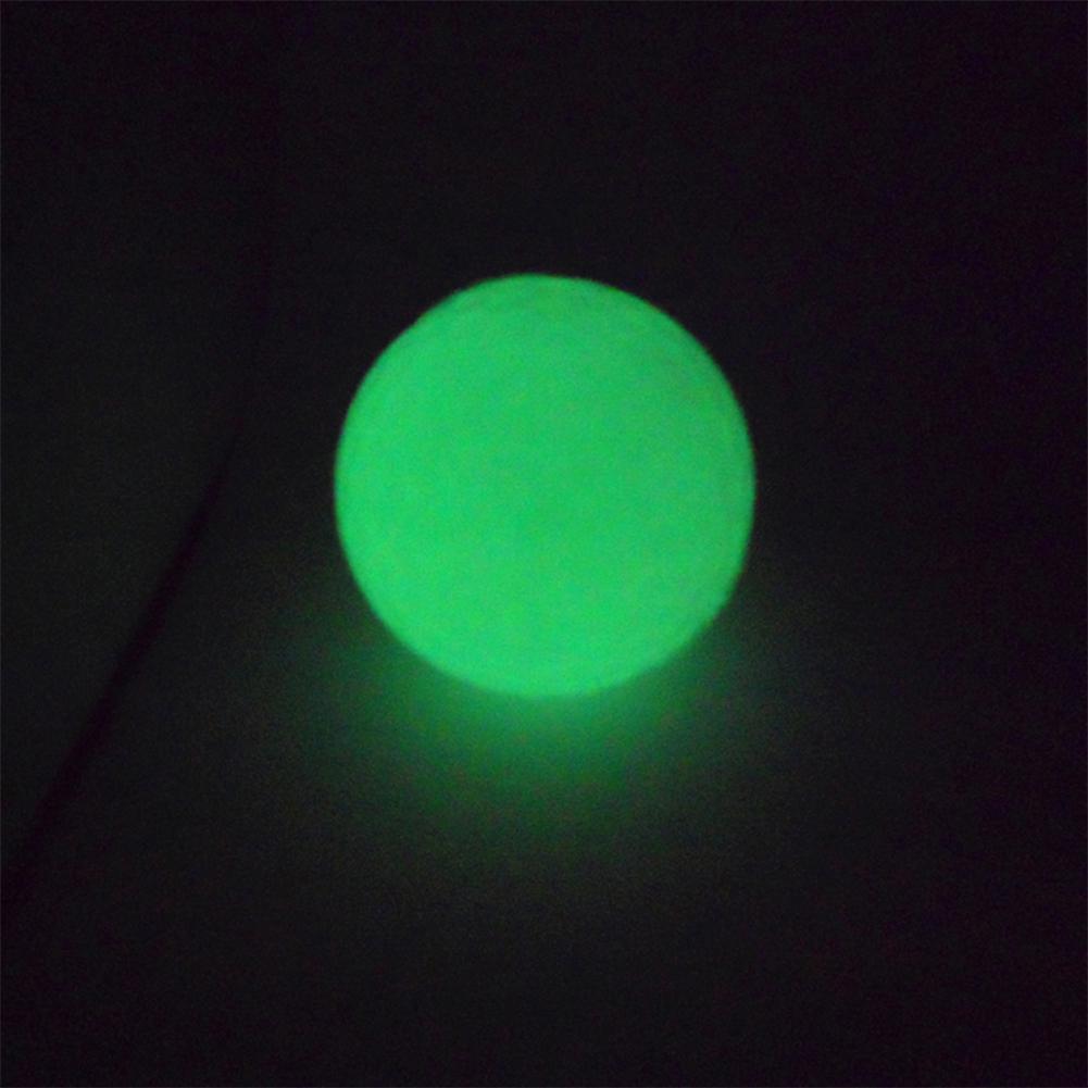 6 st självlysande golfboll nattled lysande golfboll på för golfträning fluorescerande tvådelad boll standard golfboll