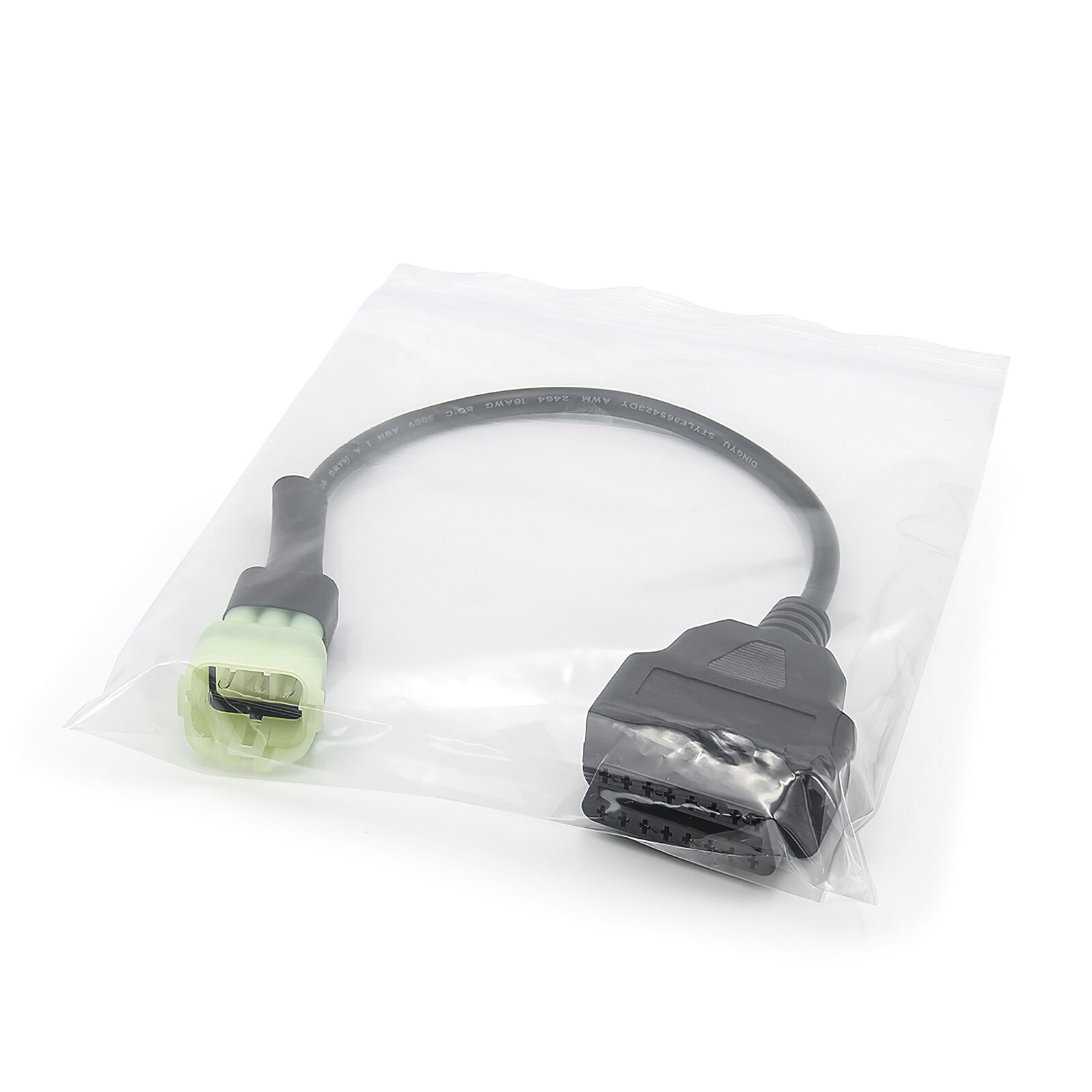 16Pin-6Pin Motorcycle OBD Cable Plug Cable Protective OBD2 Adapter Converter Cable Diagnostic Cable Adapter for KTM