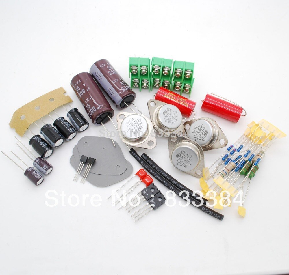 Two channel JLH 1969 A CLASS A amplifier kit ST2N3055 MKP diy kit 2pcs
