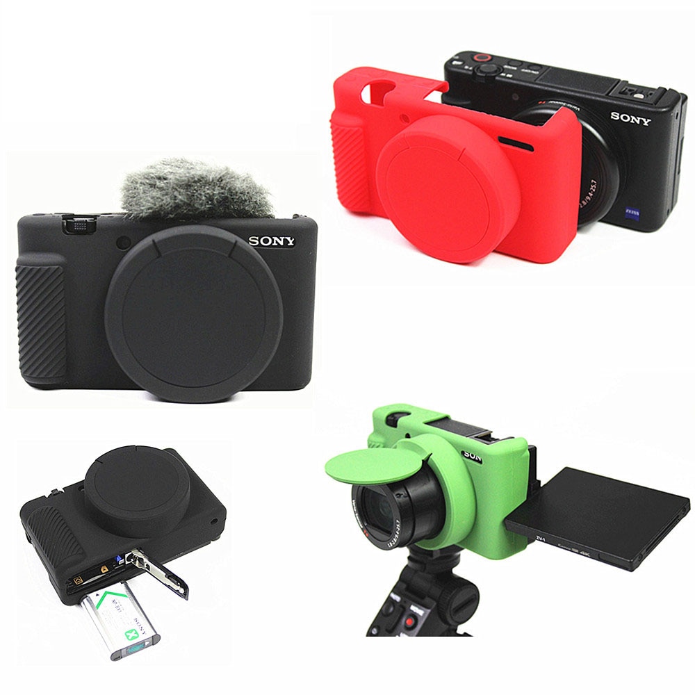 Siliconen Armor Skin Case Camera Body Cover Protector Voor Sony Z-V1 ZV1 Digitale Camera 'S