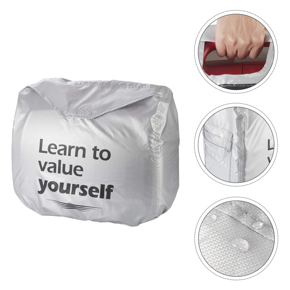 Generator Cover Portable Waterproof Generator Raincover (Silver)