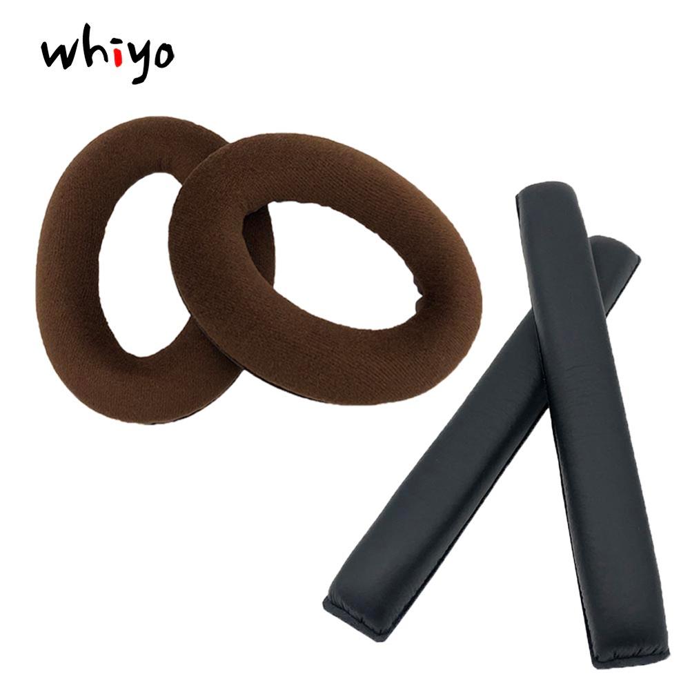 Headphone Ear Pads - Replacement Earpads for Sennheiser PC350 HD380 Pro - Leather: 1 Set of Brown