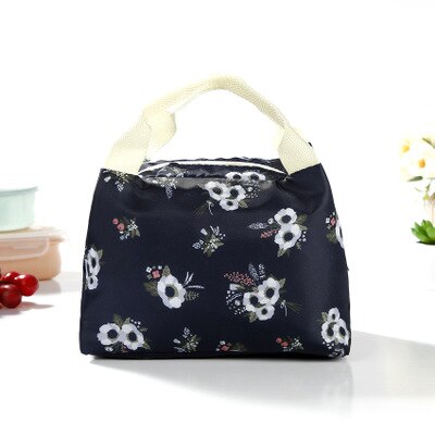 Uovga Oxford Kleine Koeltas Vrouwen Draagbare Lunch Tas Afdrukken Ijs Voedsel Zakken Thermische Zakken Travel Organizer Bolsa Termica