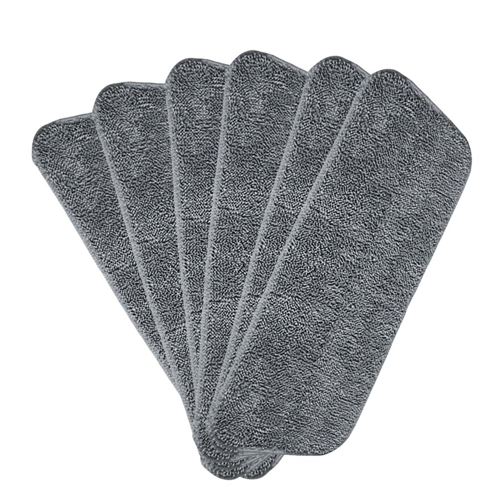 3PCS Fiber Flat Mop Head Floor Cleaning Cloth Replace Cloth Household Cleaning Mop Accessories Replacement Microfiber Mop Head