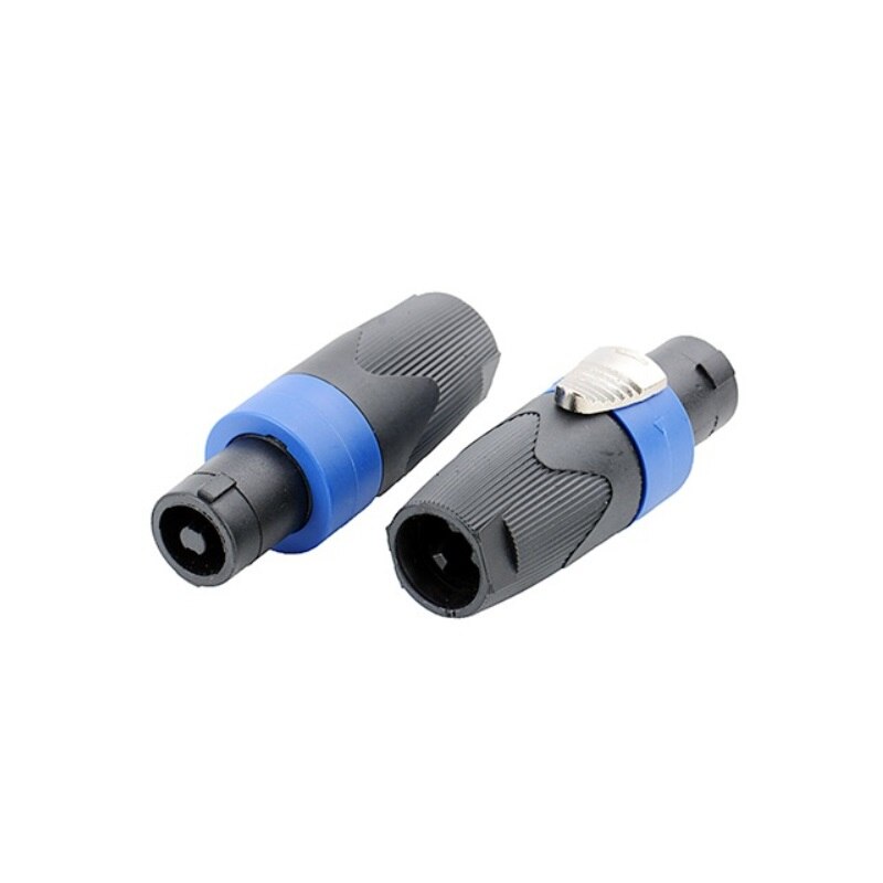Luidspreker Stopcontact Connector Audio Versterker Vier Core Mannelijke Vrouwelijke Butt Adapter Bedrading Plug