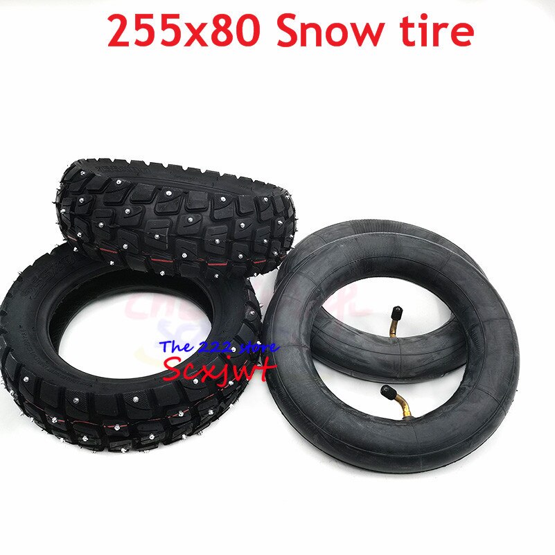 Neumático de nieve para patinete eléctrico, tubo interno de 10x3 pulgadas, para nieve todoterreno, Speedual Grace 10 Zero 10X 10x3,0 255x80