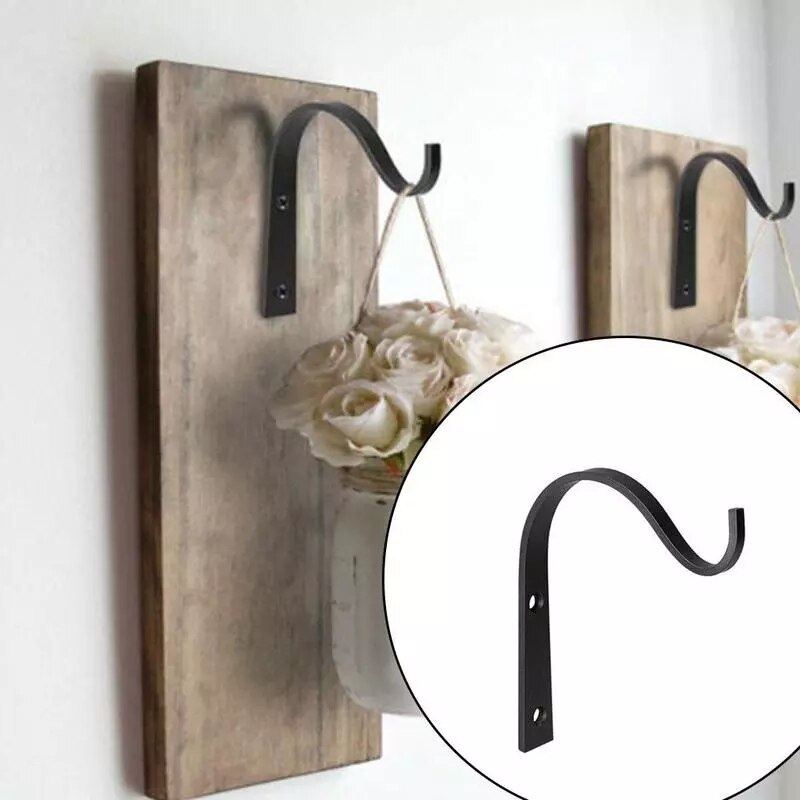 Jahrgang Zauberstab hänger mit J-Haken, Schraub haken für Badezimmer, Küchen-Tuch Handtuch Halfter, Hütte Halfter, 16 Metall haken