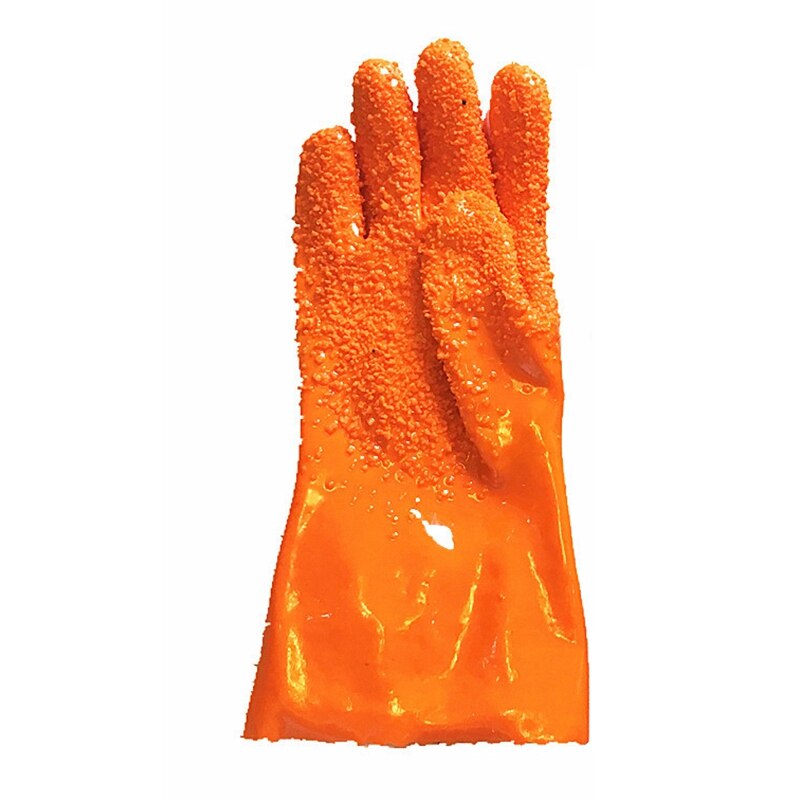 Peeled Potato Cleaning Gloves kitchen Vegetables Rub Fruit skin Scraping Fish Scales Non-slip Household Glove Kitchen Accessorie: Orange Right