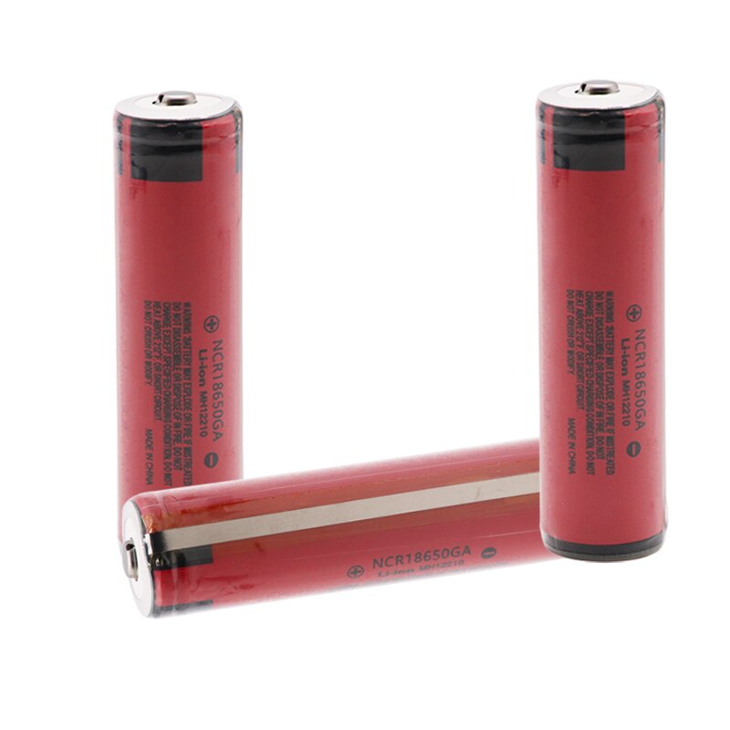 Original 18650 GA 3.7 v 3500mah 18650 Lithium Rechargeable Battery Welding with Protection (PCB) batteries