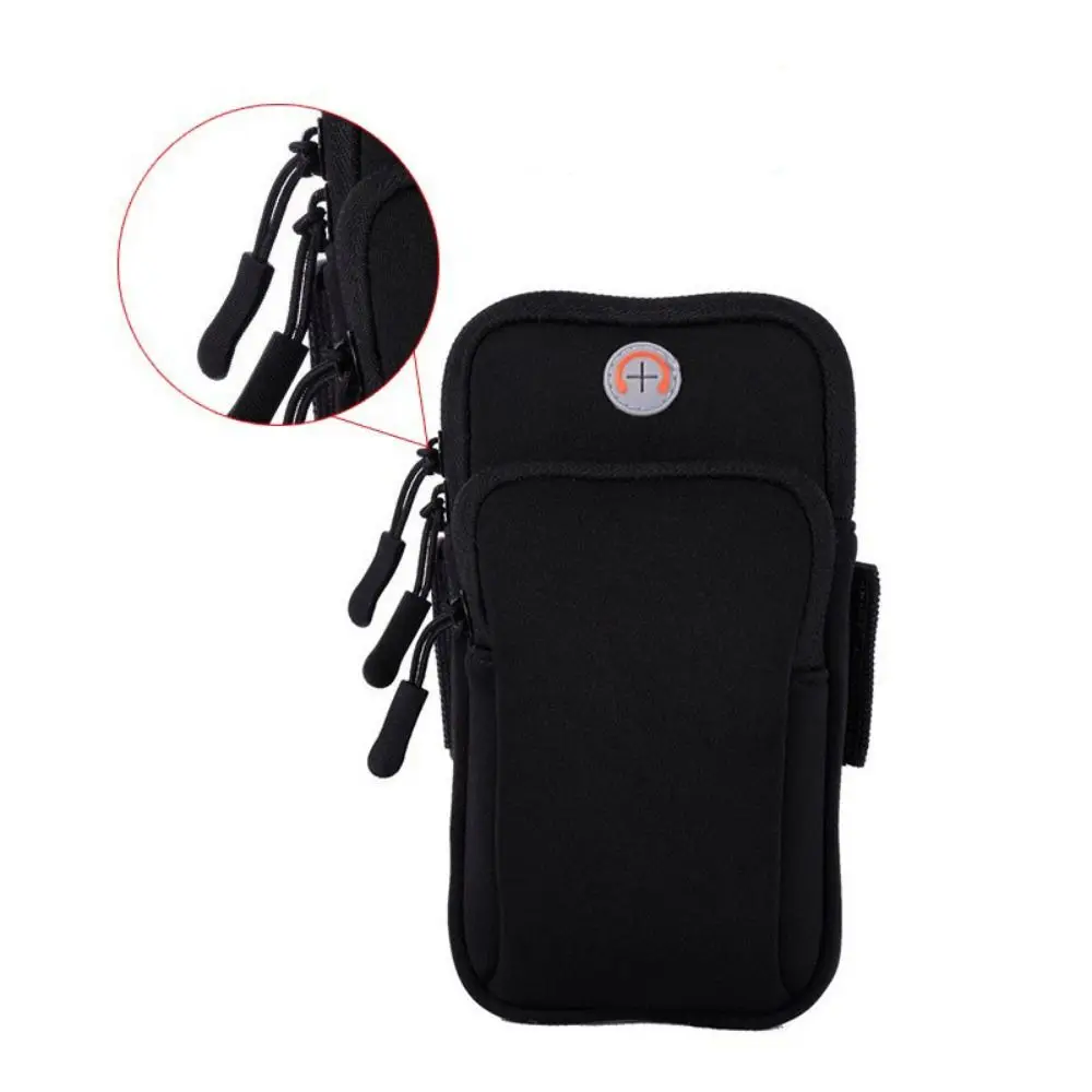 Sporttelefoon Armtas Outdoor Hardloop Pols Tas Kleine Schouder Crossbody Tas Waterdichte Fitness Arm Pouch Joggingtas Sportkleding: ivoor