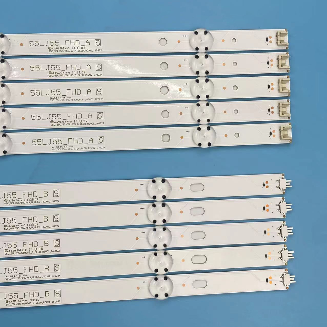 Tira de luces LED de retroiluminación, accesorio para LG 55UJ6309 55UJ635V 55UJ634V 55UJ630V 55LJ5550 55UJ6300 SSC _ 55lj55 55uj63 _ A B Eav63632405 EAV63673005