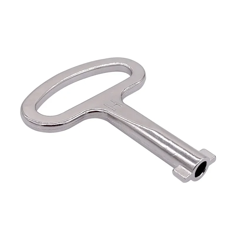 Triangle key Square lock airfoil lock that be applied to train High-speed rail Elevator and Cabinet door key: Yellow