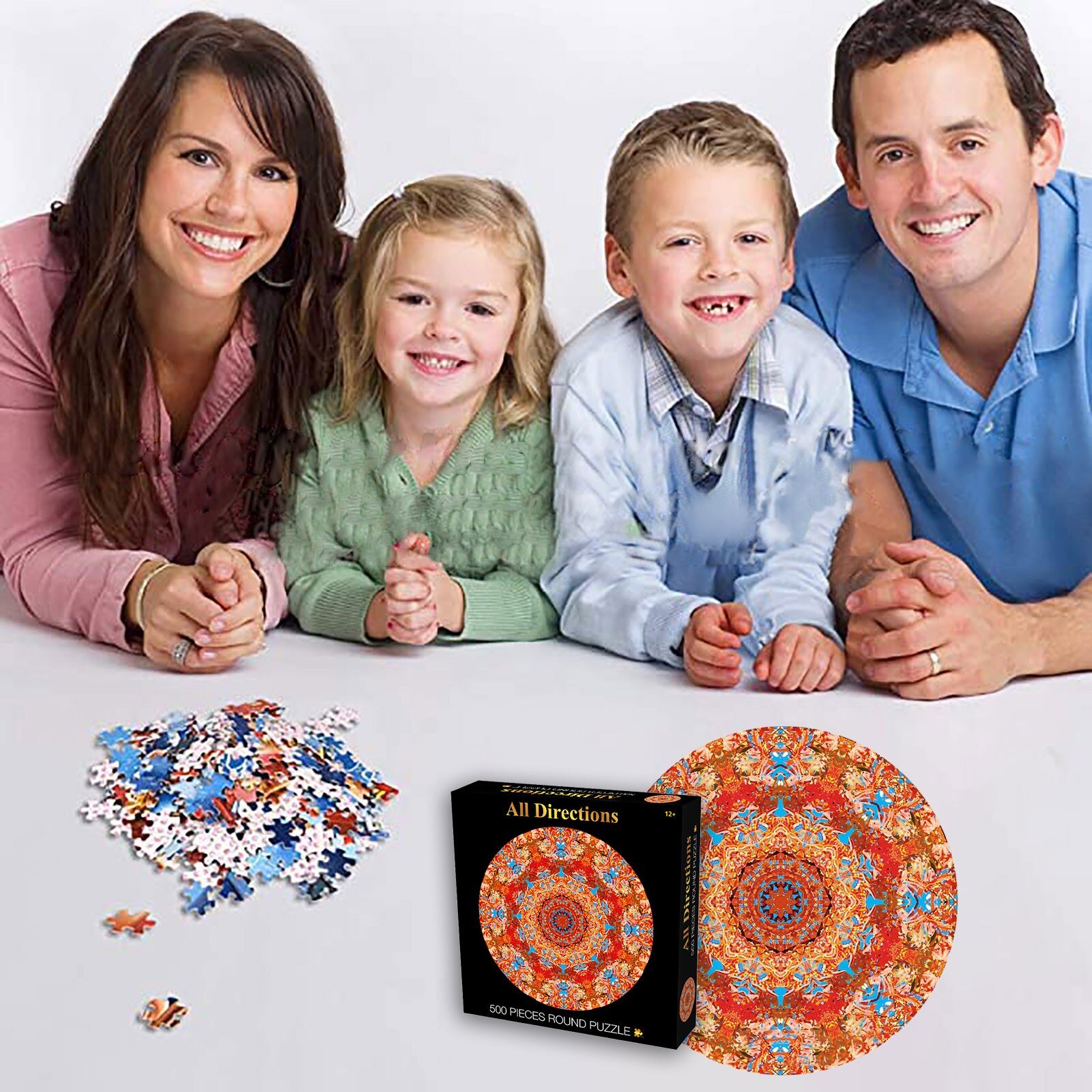 40 # Puzzels Volwassen Ruimte Puzzel Space Universe Puzzel Serie 1000 Stuks Ronde Kids Educatieve Puzzel Kinderen Speelgoed: B