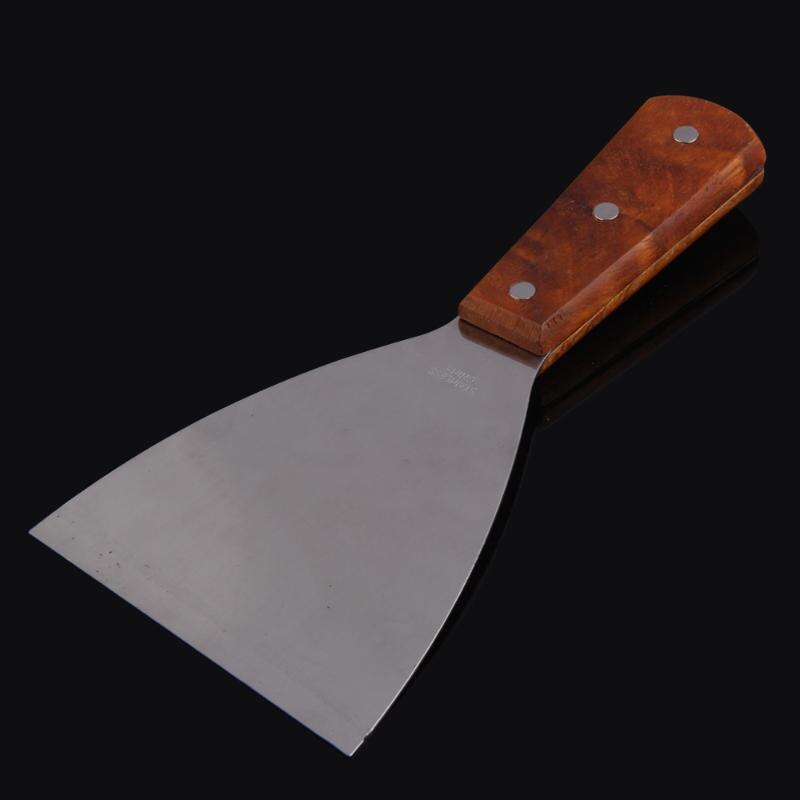 SPATOLA TRAPEZOIDALE PER STUCCO IN ACCIAIO MANICO IN LEGNO 25CM 53270A