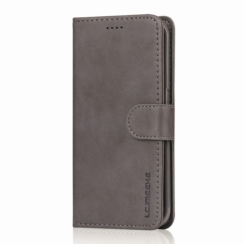 Case Voor Samsung Galaxy S6 S7 Rand Case Cover Luxe Magnetische Flip Portemonnee Lederen Telefoon Tas Voor Samsung S 6 7 s6edge s7edge Etui: For Samsung S6 Edge / Gray