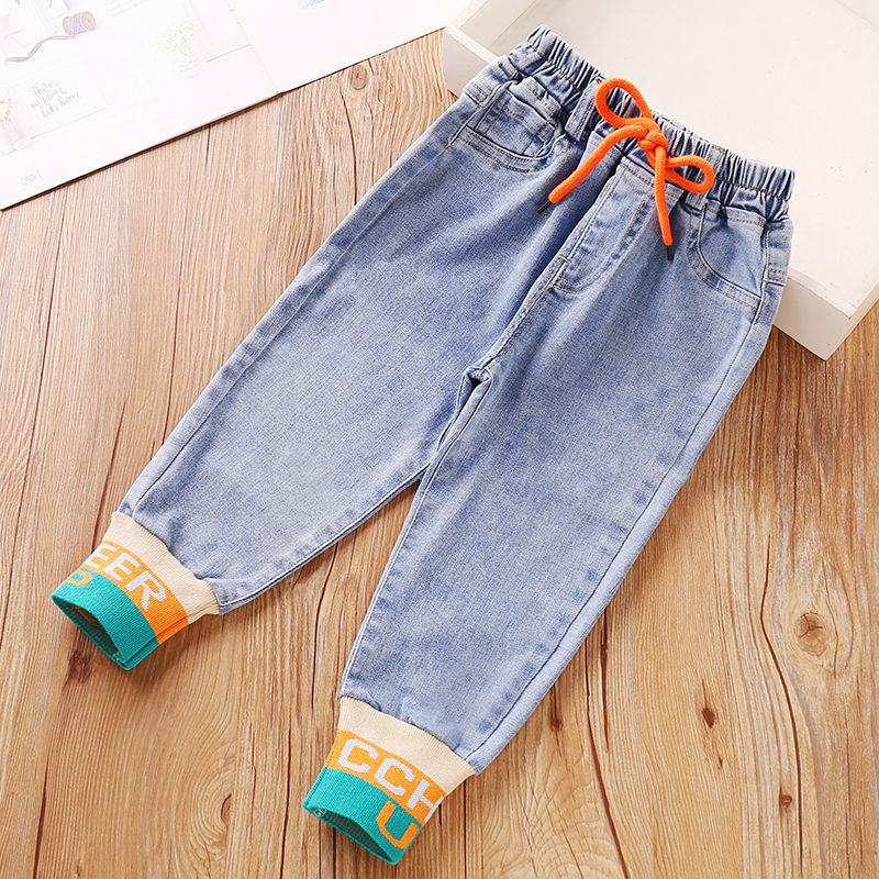 Jean de Jogging en coton pour bébés garçons de 2 à 6 ans, pantalon d'automne décontracté