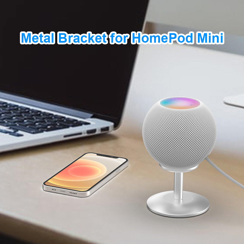 Beugel Base Desktop Montage Opladen Mount Bracket Metal Base Stand Voor Apple Homepod Mini Speaker Stand Houder