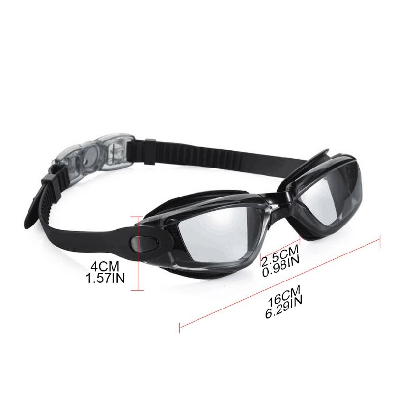 Mirrored Swimming Goggles No Leaking Anti Fog UV Protection Triathlon Unisex Swim Goggles Eyes Protection