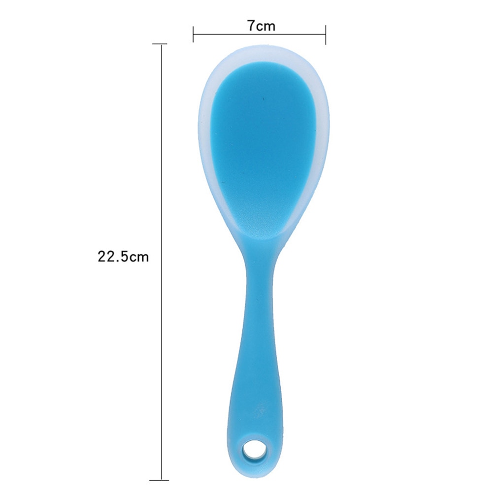 No-stick Silicone Handle Rice Shovel Spoon Cooking Scoop Baking Tool Kitchen Utensils